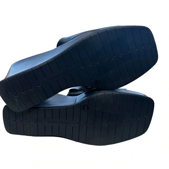 Vince Camuto Falivda Platform Slide in Gun Metal. Sz: 7.5 - Picture 8 of 8